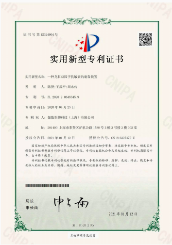 听肌研发专利证书 1